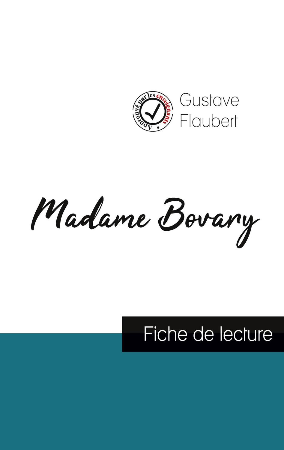 Cover: 9782759307333 | Madame Bovary de Gustave Flaubert (fiche de lecture et analyse...