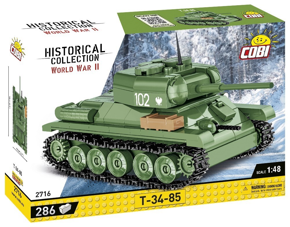 Cover: 5902251027162 | COBI Historical Collection 2716 - Panzer T-34-85 WWII | 2716 | 2022
