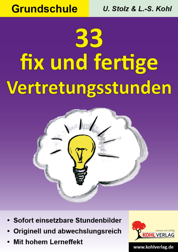 Cover: 9783866326446 | 33 fix und fertige Vertretungsstunden, Grundschule | Stolz (u. a.)