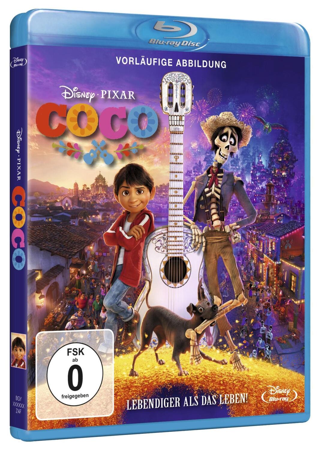 Cover: 8717418522391 | Coco - Lebendiger als das Leben | Lee Unkrich (u. a.) | Blu-ray Disc