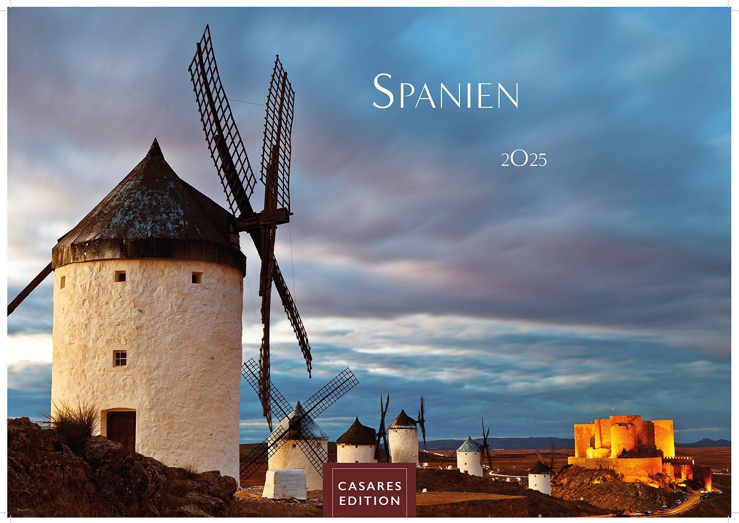 Cover: 9781835240328 | Spanien 2025 L 35x50cm | Kalender | 14 S. | Deutsch | 2025