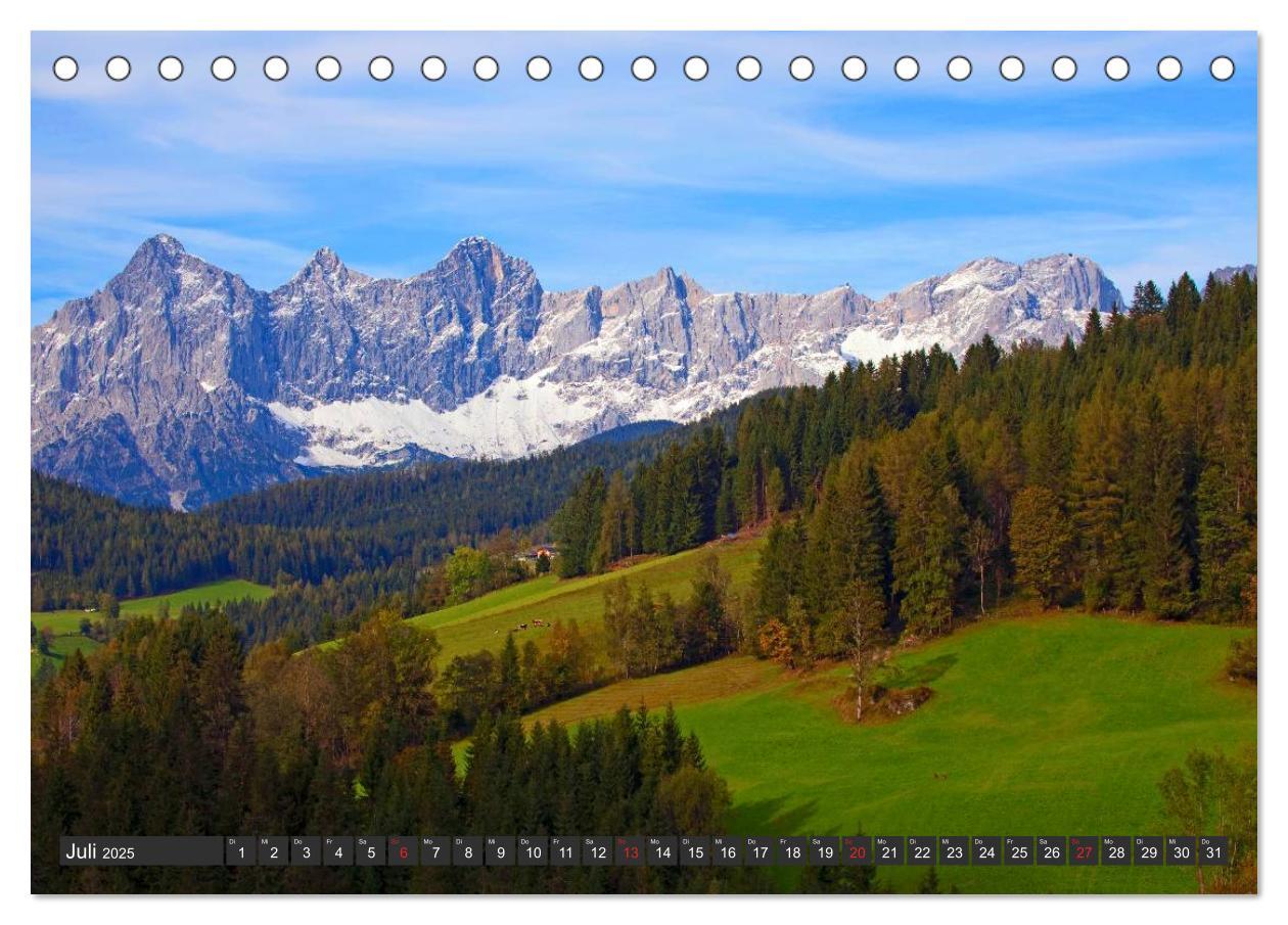 Bild: 9783435466054 | Der Hohe Dachstein (Tischkalender 2025 DIN A5 quer), CALVENDO...