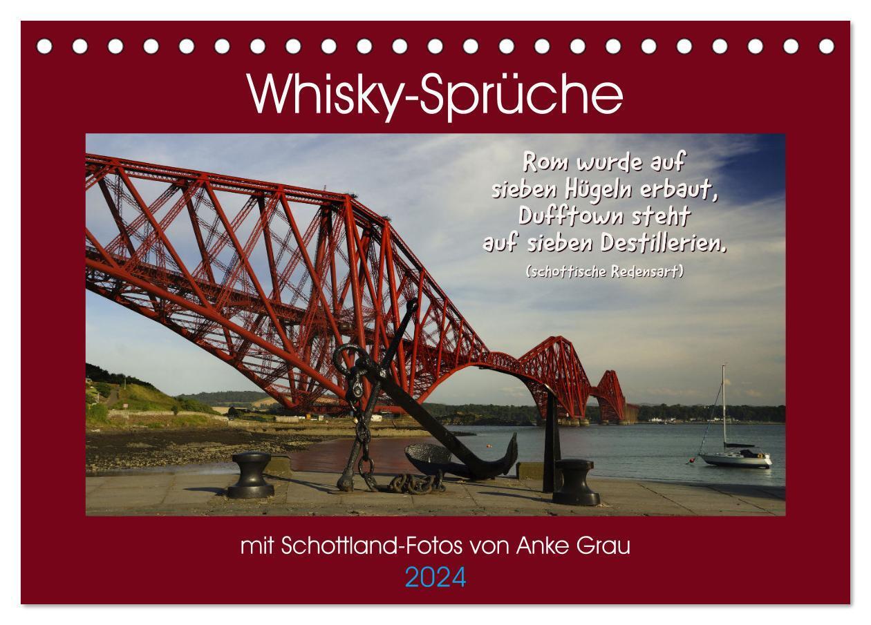 Cover: 9783675549982 | Whisky-Sprüche (Tischkalender 2024 DIN A5 quer), CALVENDO...