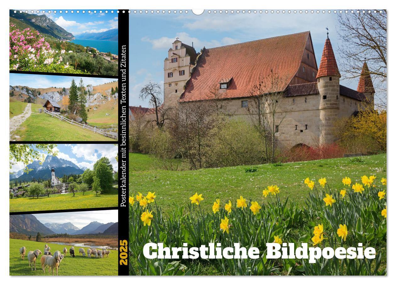 Cover: 9783383823671 | Christliche Bildpoesie (Wandkalender 2025 DIN A2 quer), CALVENDO...