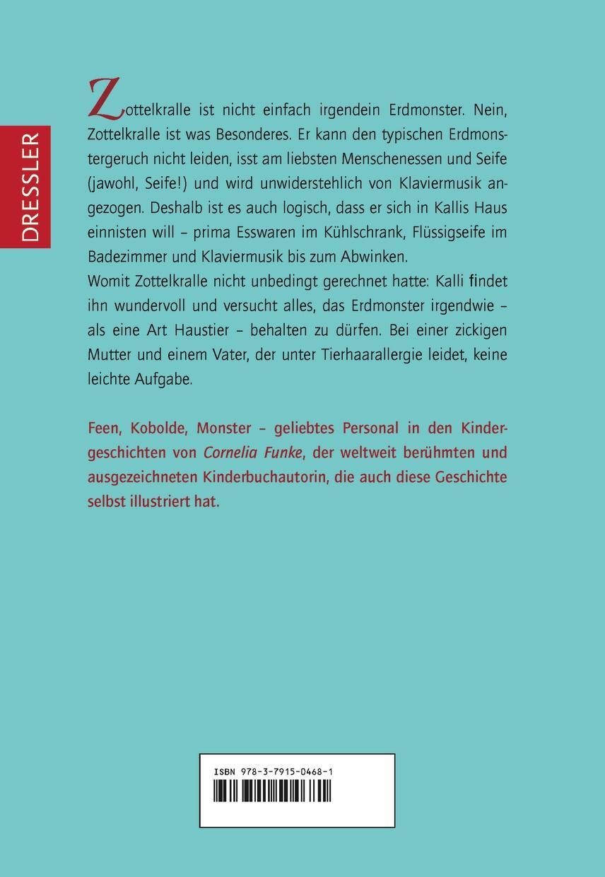 Rückseite: 9783791504681 | Zottelkralle | Cornelia Funke | Buch | Dressler | 107 S. | Deutsch