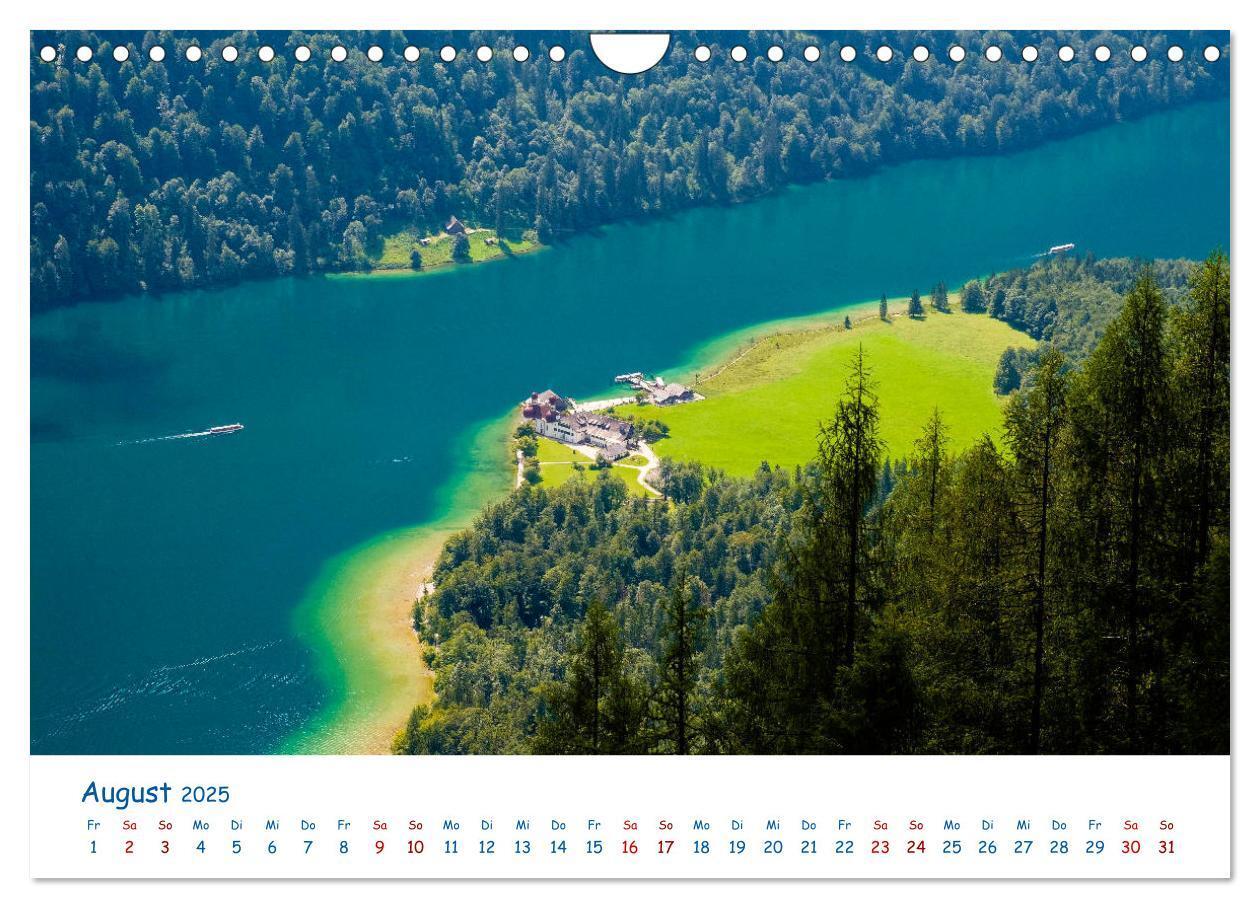 Bild: 9783435185429 | Der Königssee Perle unter dem Watzmann (Wandkalender 2025 DIN A4...