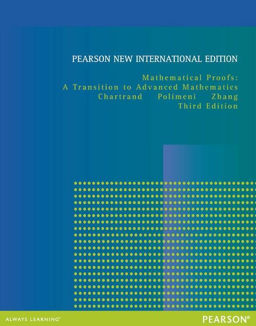 Cover: 9781292040646 | Mathematical Proofs: A Transition to Advanced Mathematics | Buch