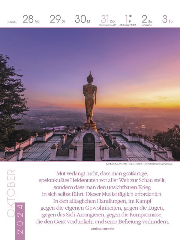 Bild: 9783731870203 | Buddhistische Weisheiten 2024 | Korsch Verlag | Kalender | 54 S.