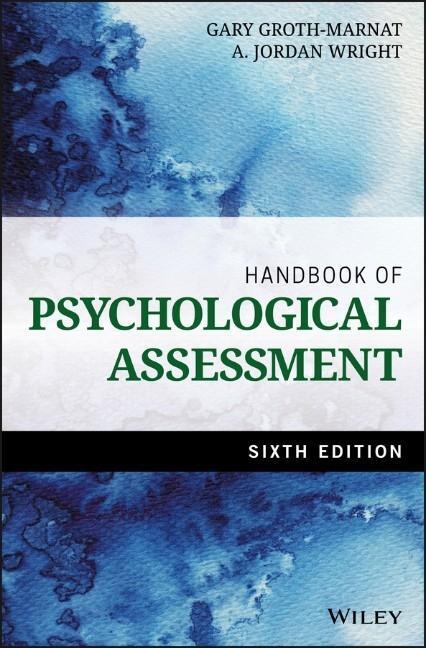 Cover: 9781118960646 | Handbook of Psychological Assessment 6e | G Groth-Marnat | Buch | 2016
