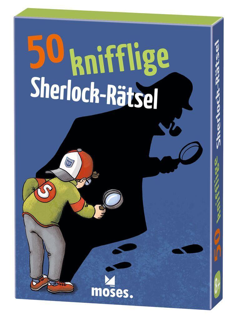 Cover: 4033477210531 | 50 knifflige Sherlock-Rätsel | Carola von Kessel | Spiel | 50 S.