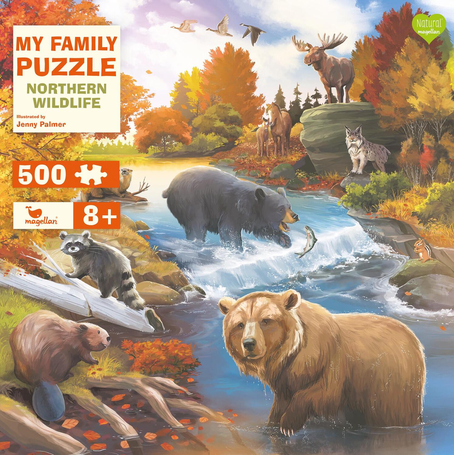 Cover: 4260671131267 | My Family Puzzle - Northern Wildlife 500 Teile | Spiel | N3126 | 2022