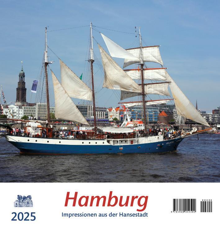 Cover: 9783960454502 | Hamburg 2025 | Impressionen aus der Hansestadt | Kalender | 13 S.