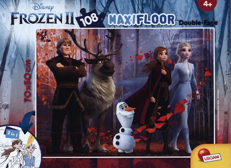 Cover: 8008324073399 | Disney Puzzle Df Maxi Floor 108 Frozen 2 (Puzzle) | Spiel | 2021
