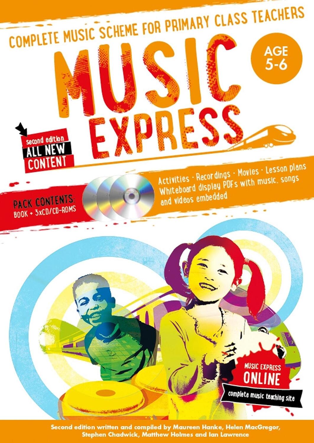 Cover: 9781472900173 | Music Express: Age 5-6 (Book + 3 CDs + DVD-Rom): Complete Music...