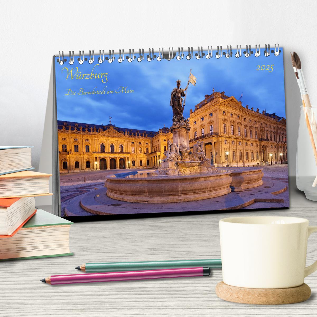 Bild: 9783435192502 | Würzburg Die Barockstadt am Main (Tischkalender 2025 DIN A5 quer),...