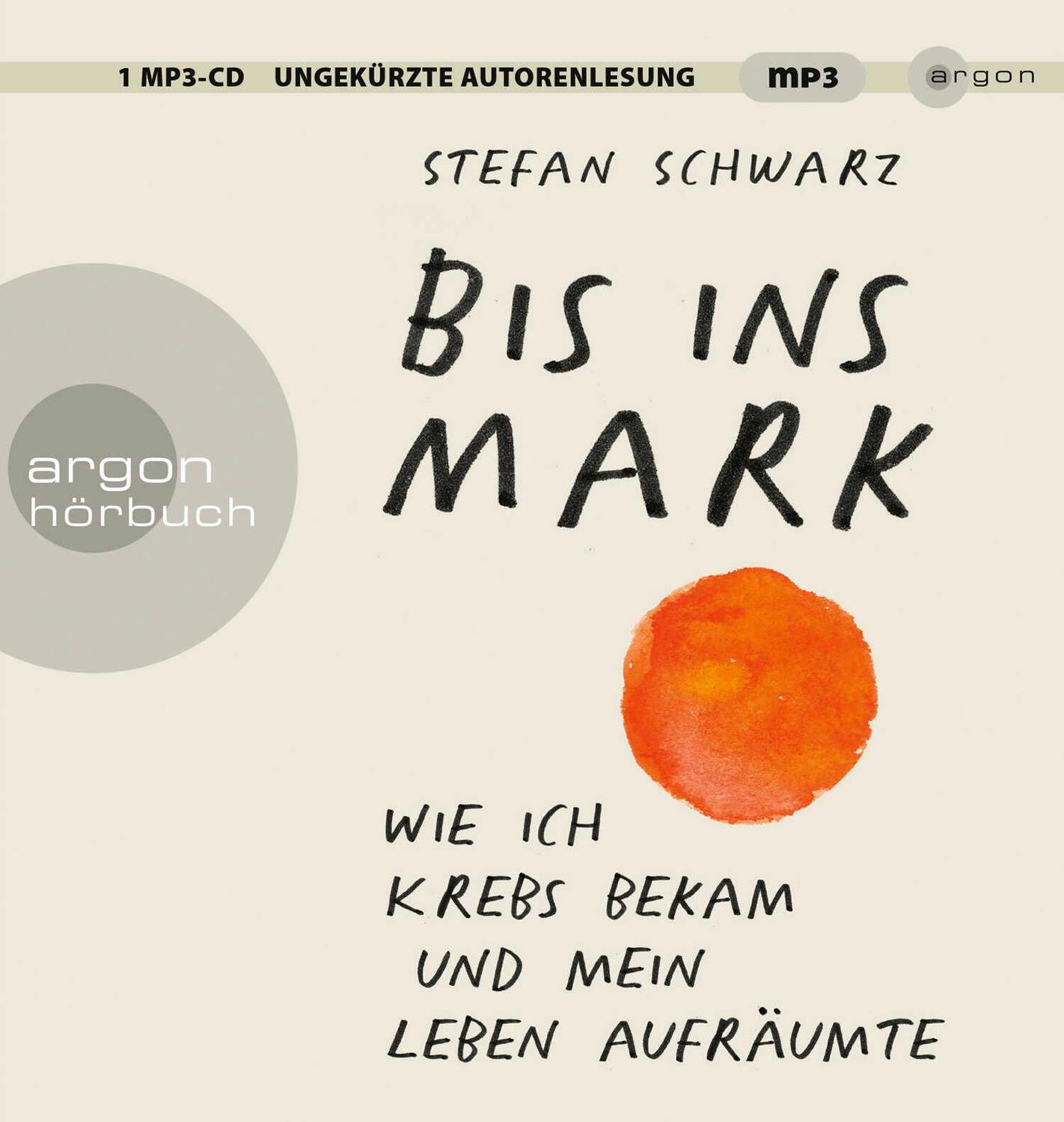 Cover: 9783839819944 | Bis ins Mark | Wie ich Krebs bekam und mein Leben aufräumte | Schwarz