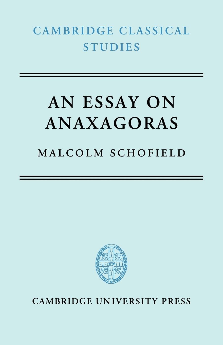 Cover: 9780521042611 | An Essay on Anaxagoras | Malcolm Schofield | Taschenbuch | Paperback