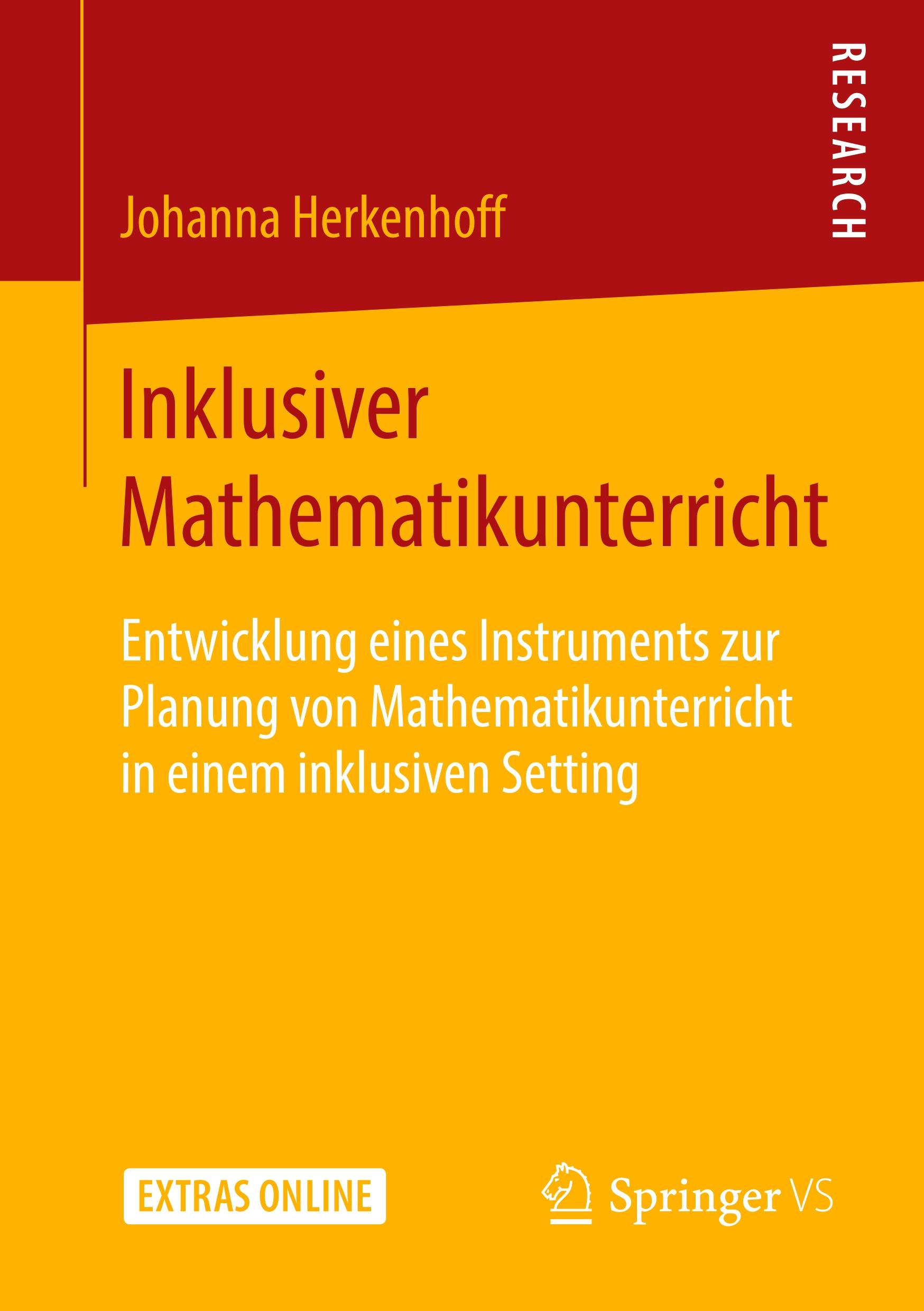 Cover: 9783658299019 | Inklusiver Mathematikunterricht | Johanna Herkenhoff | Taschenbuch