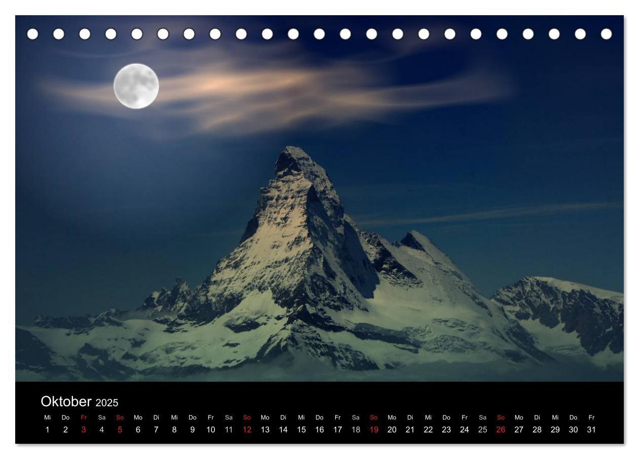 Bild: 9783435716043 | Faszination Matterhorn (Tischkalender 2025 DIN A5 quer), CALVENDO...