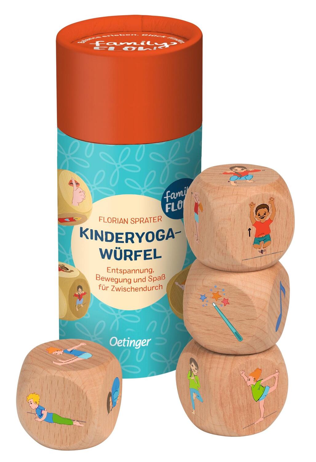 Cover: 4260512188146 | FamilyFlow. Kinderyoga-Würfel | Florian Sprater | Spiel | Family Flow