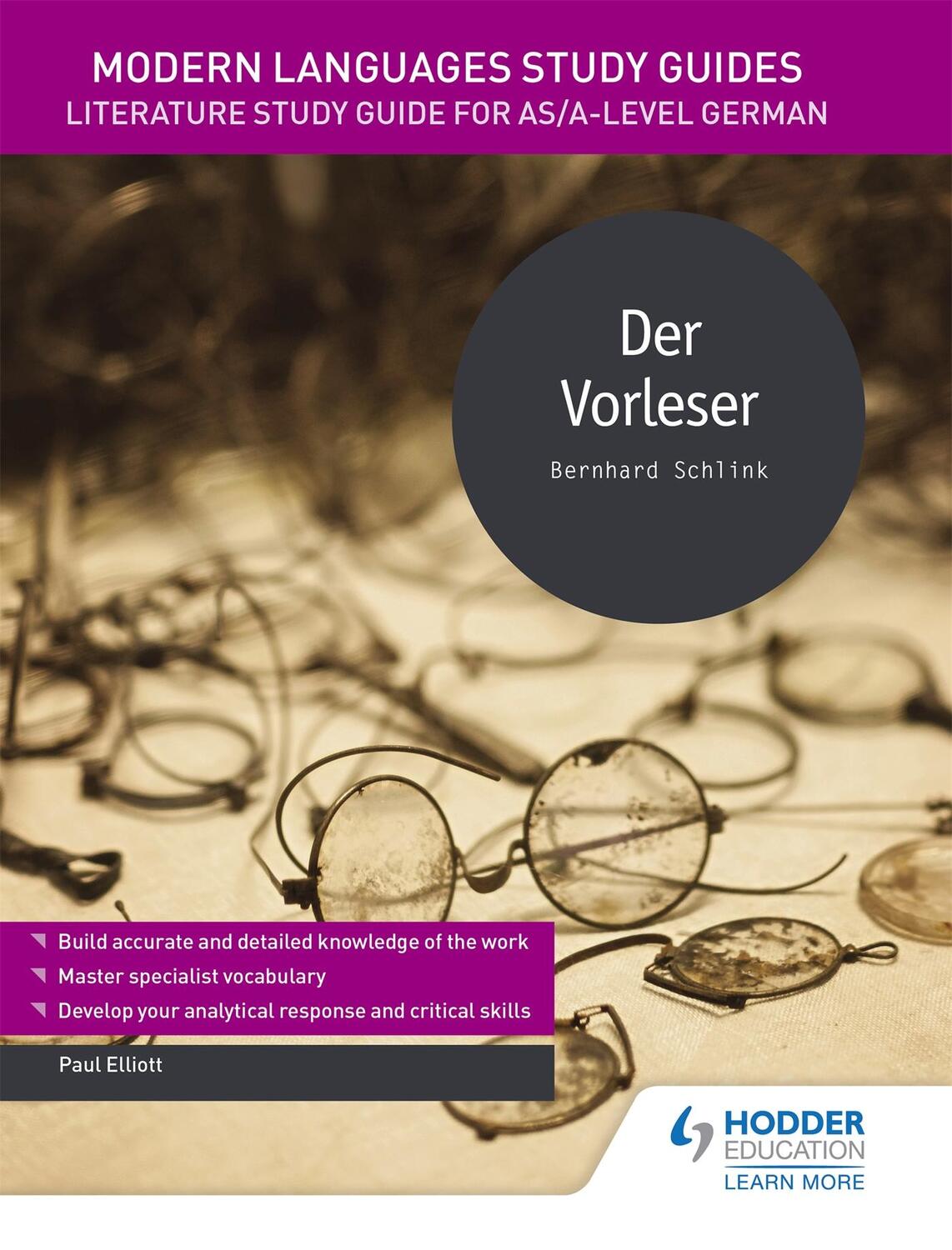 Cover: 9781471890161 | Modern Languages Study Guides: Der Vorleser | Paul Elliott | Buch