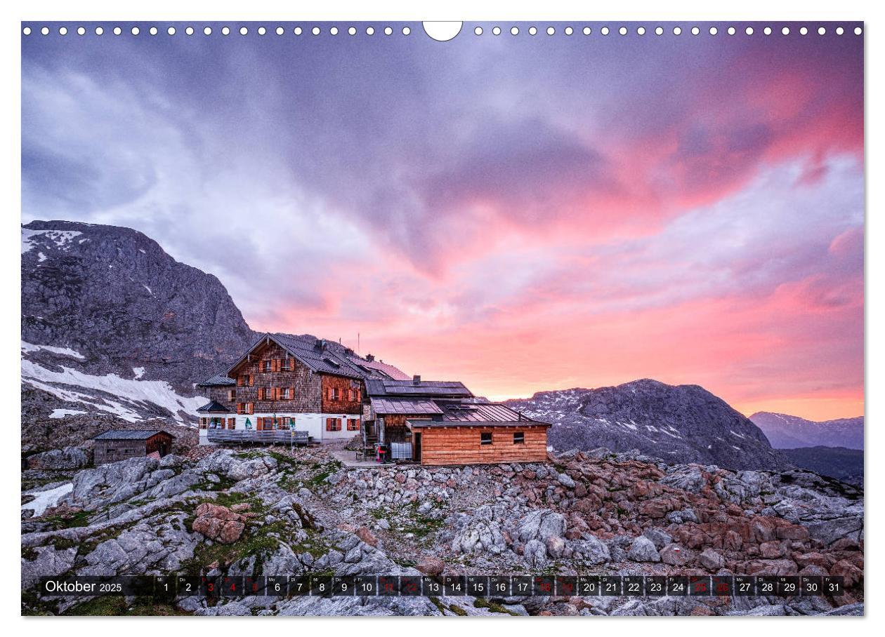 Bild: 9783435271313 | Hüttenzauber: Berghütten in den Alpen (Wandkalender 2025 DIN A3...