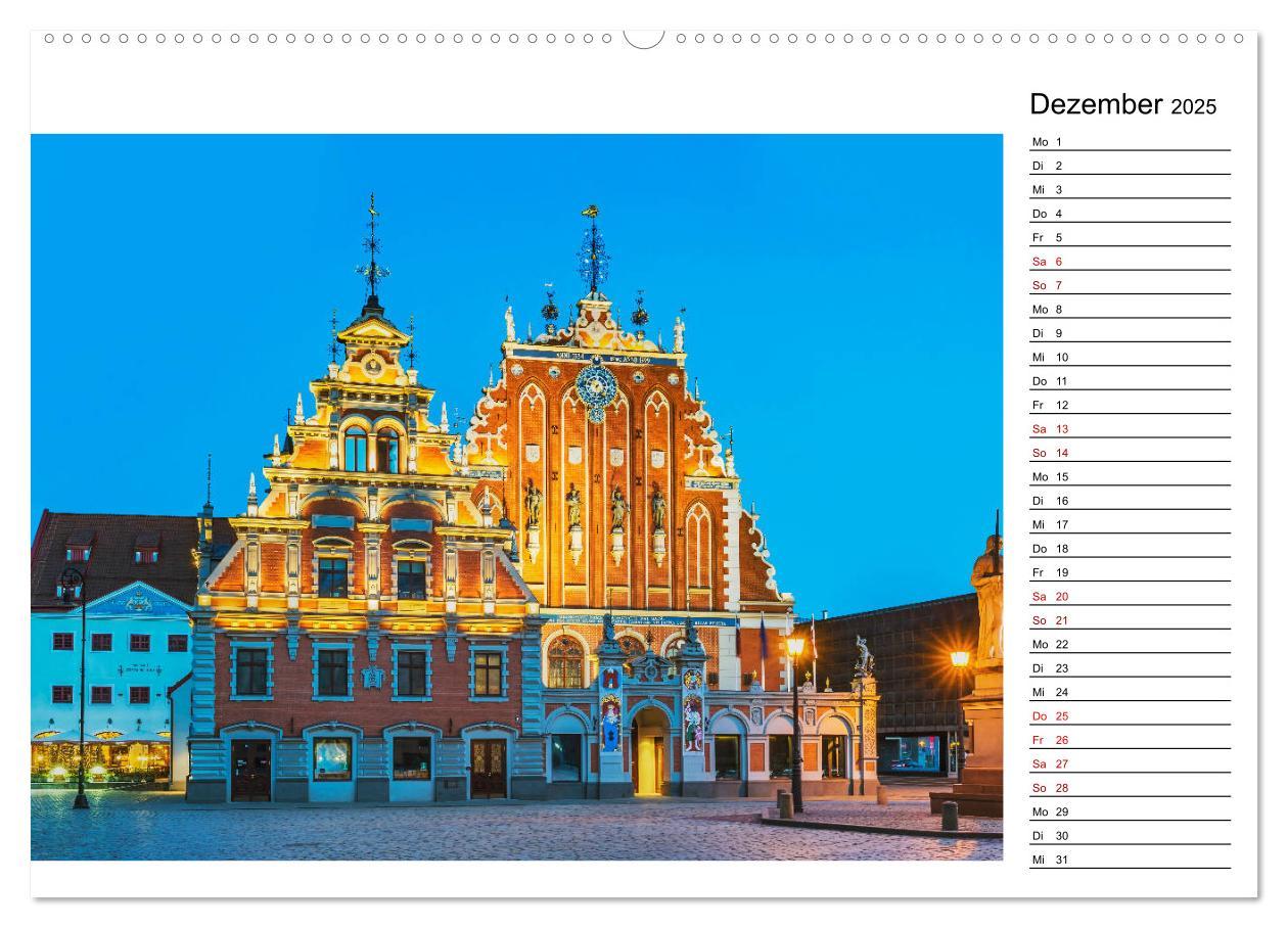 Bild: 9783435427024 | Ein Wochenende in Riga (Wandkalender 2025 DIN A2 quer), CALVENDO...