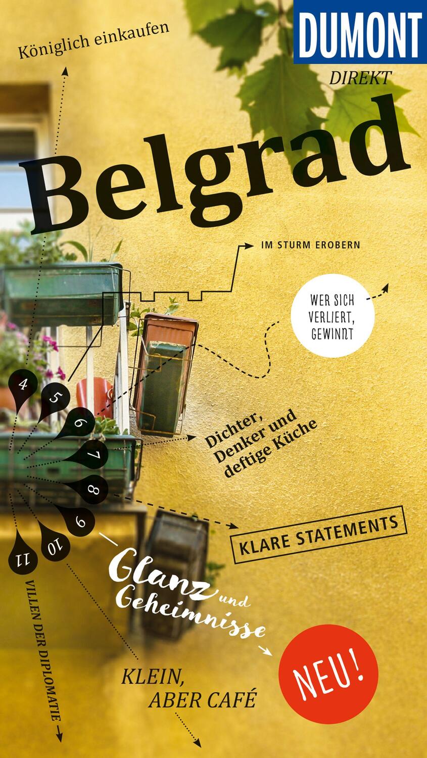Cover: 9783770184453 | DuMont direkt Reiseführer Belgrad | Mit großem Cityplan 1:9000 | Buch