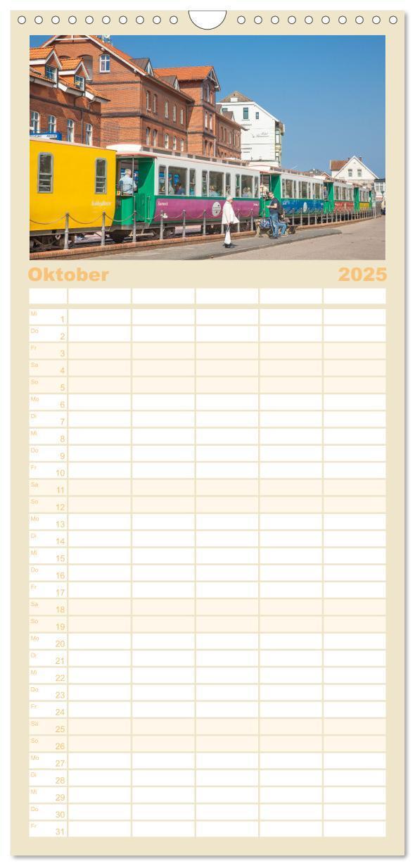 Bild: 9783457102695 | Familienplaner 2025 - Moin Borkum mit 5 Spalten (Wandkalender, 21 x...