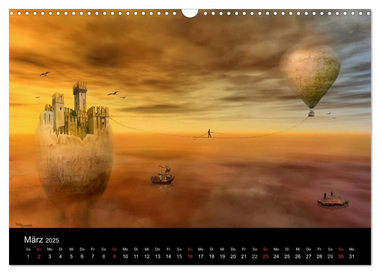 Bild: 9783435817771 | Der Fantasy Kalender (Wandkalender 2025 DIN A3 quer), CALVENDO...