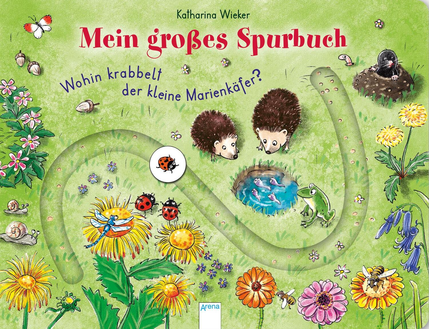 Cover: 9783401713885 | Wohin krabbelt der kleine Marienkäfer? | Mein großes Spurbuch | Wieker