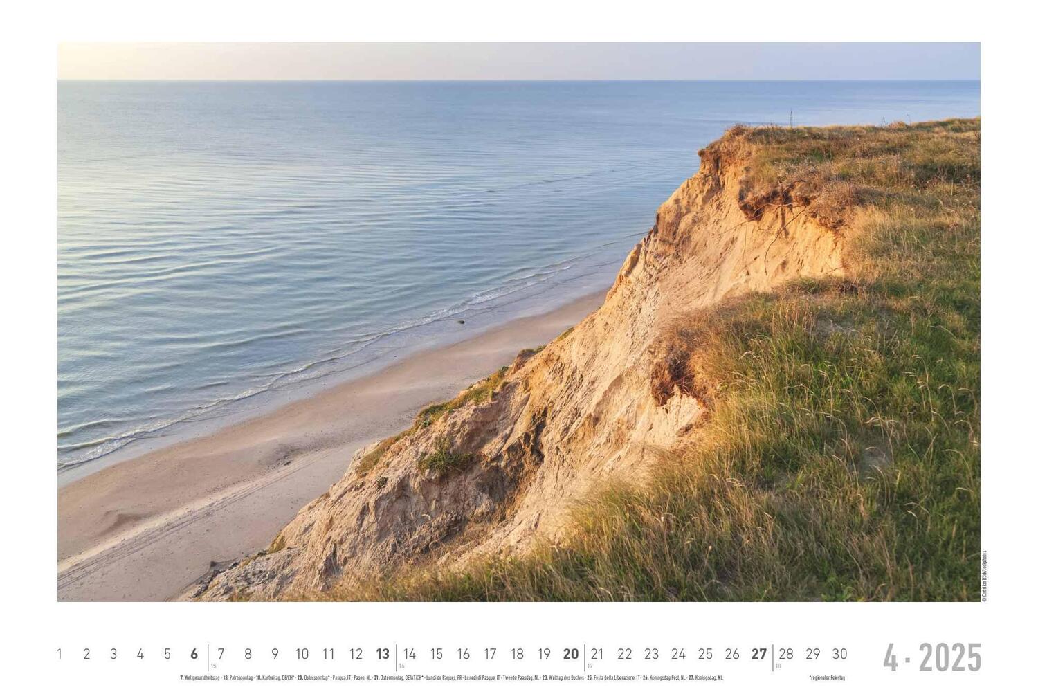 Bild: 4251732343392 | Seeblick 2025 - Bildkalender quer 49,5x33 cm - Sea View - die...