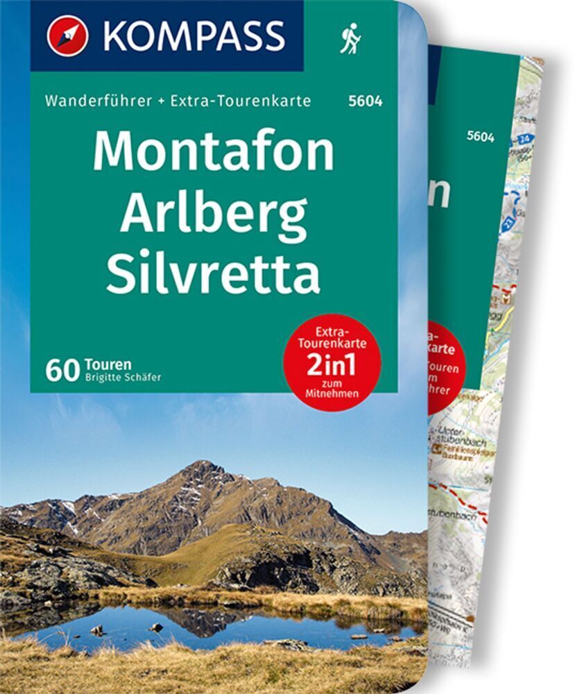 Cover: 9783991212997 | KOMPASS Wanderführer Montafon, Arlberg, Silvretta, 60 Touren mit...