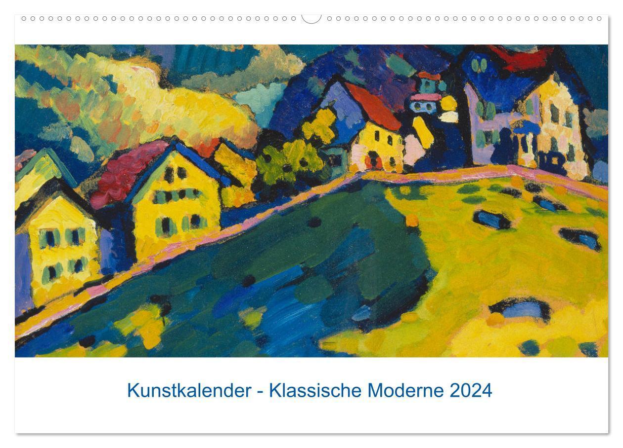 Cover: 9783675686700 | Klassische Moderne 2024 - Mit Kunst durchs Jahr (Wandkalender 2024...