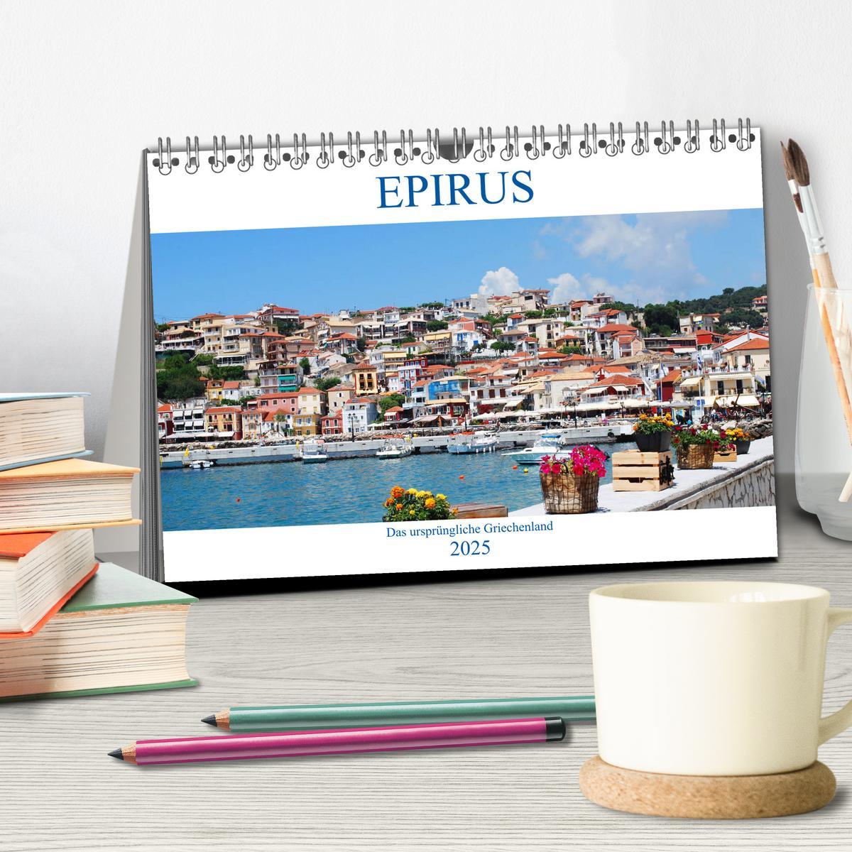 Bild: 9783435304776 | Epirus - Das ursprüngliche Griechenland (Tischkalender 2025 DIN A5...