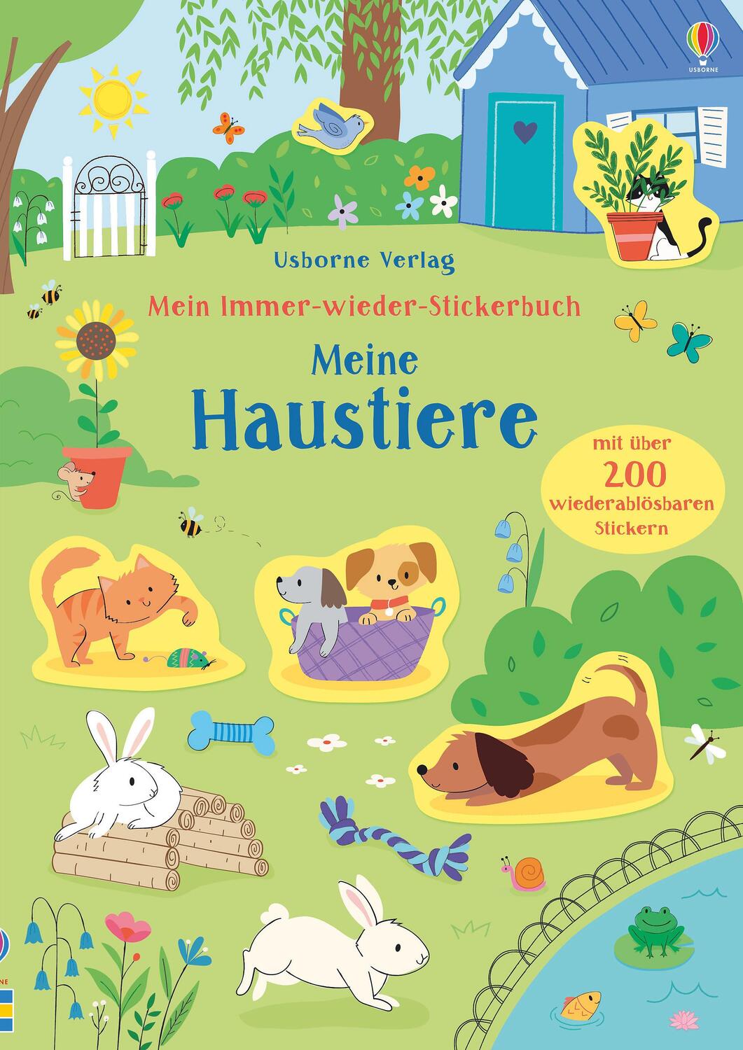 Cover: 9781789411737 | Mein Immer-wieder-Stickerbuch: Meine Haustiere | Hannah Watson | Buch