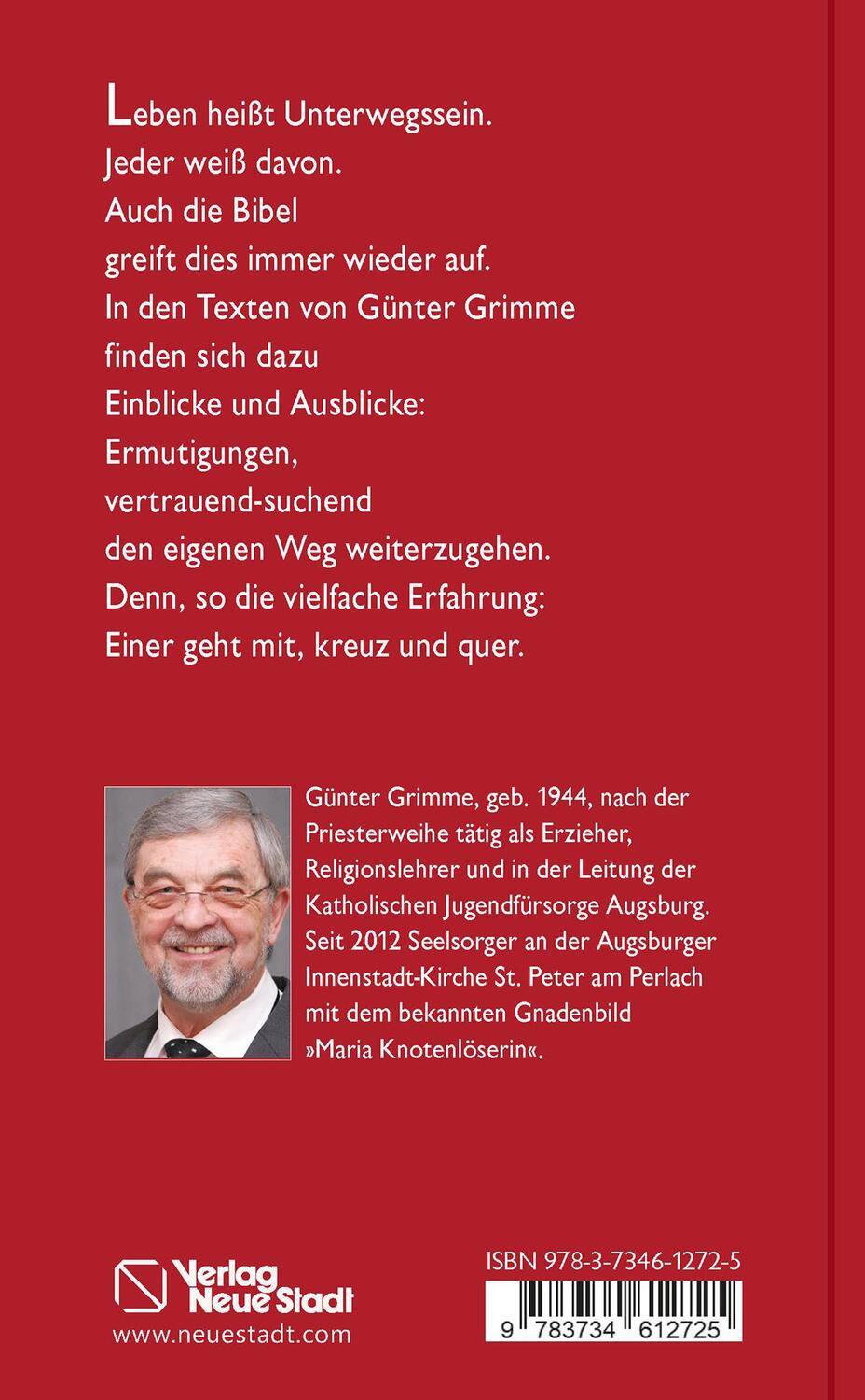 Rückseite: 9783734612725 | Kreuz und quer geht Einer mit | Einblicke und Ausblicke | Grimme