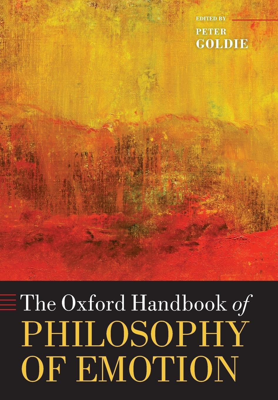 Cover: 9780199654376 | THE OXFORD HANDBOOK OF PHILOSOPHY OF EMOTION | Goldie | Taschenbuch
