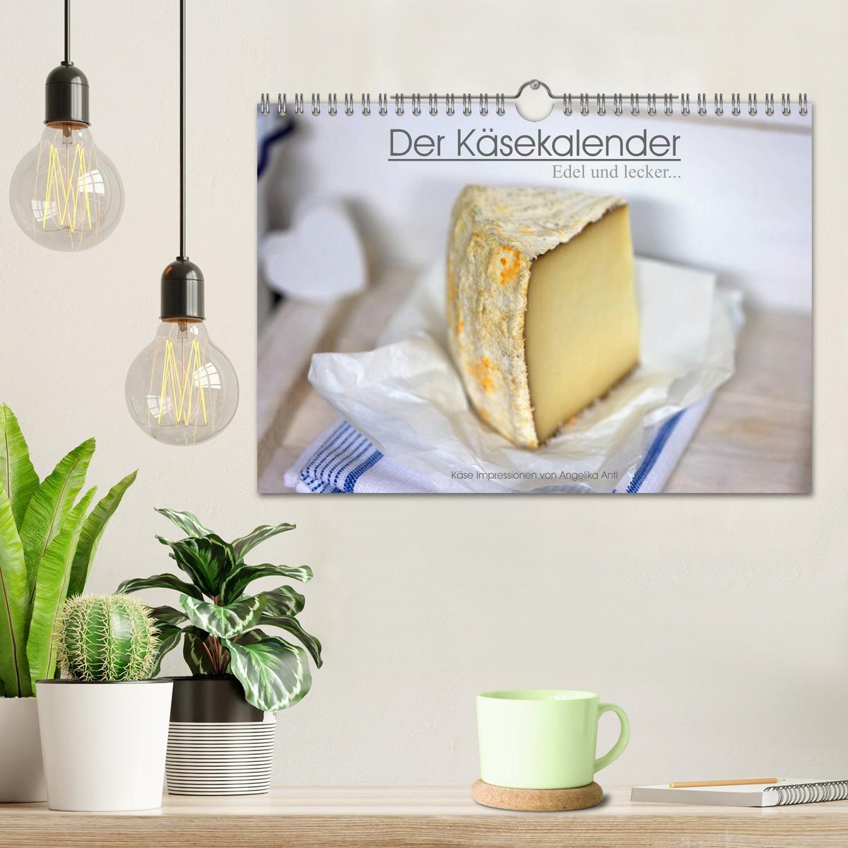 Bild: 9783435628667 | Der Käsekalender Edel und lecker (Wandkalender 2025 DIN A4 quer),...