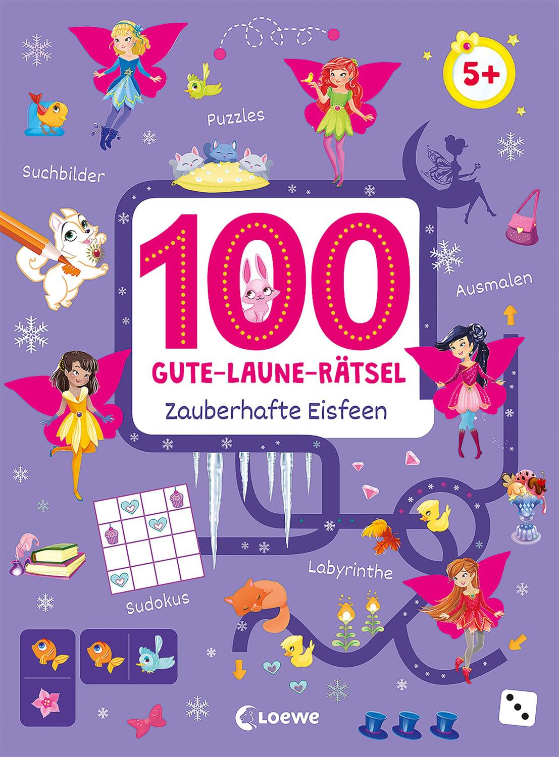 Cover: 9783743212886 | 100 Gute-Laune-Rätsel - Zauberhafte Eisfeen | Taschenbuch | Deutsch