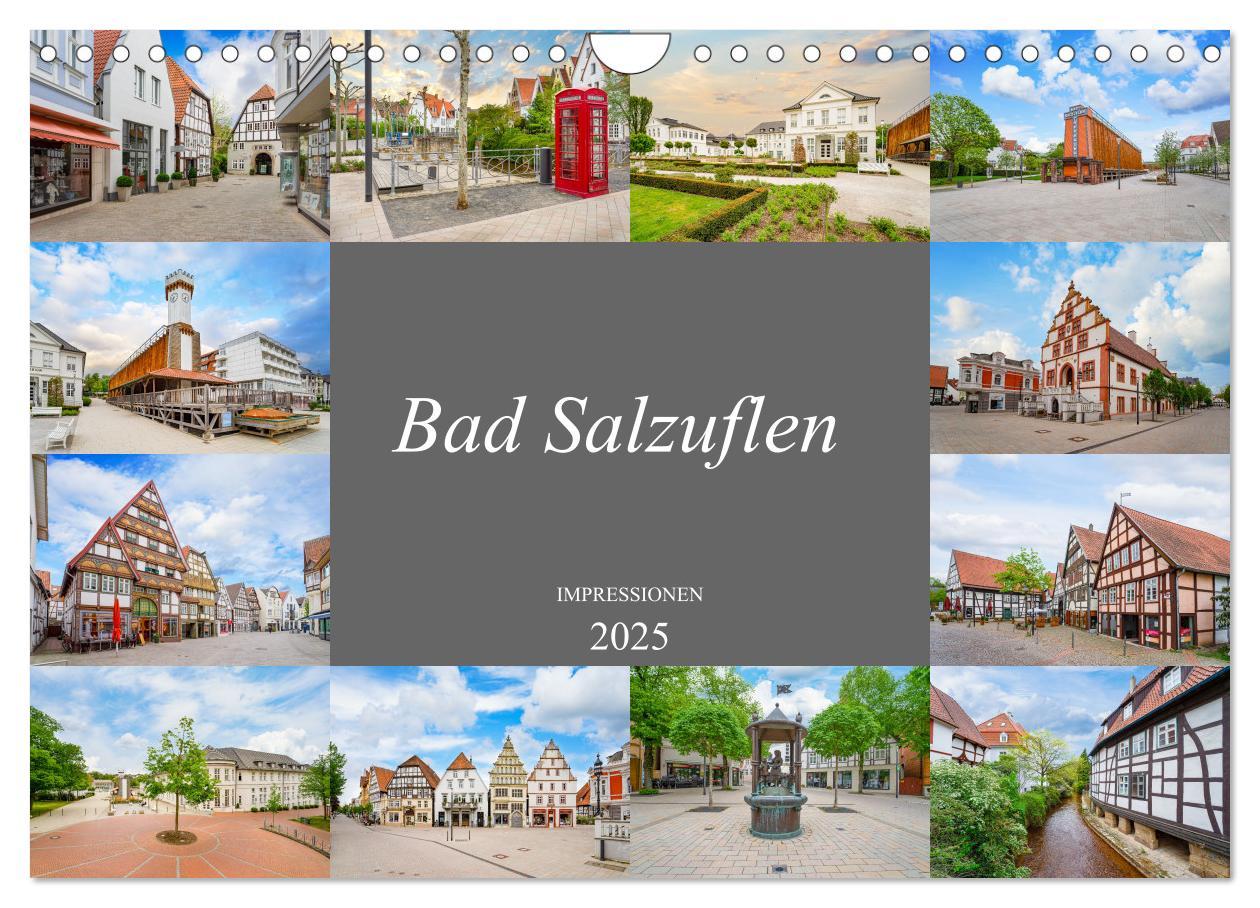 Cover: 9783435054053 | Bad Salzuflen Impressionen (Wandkalender 2025 DIN A4 quer),...