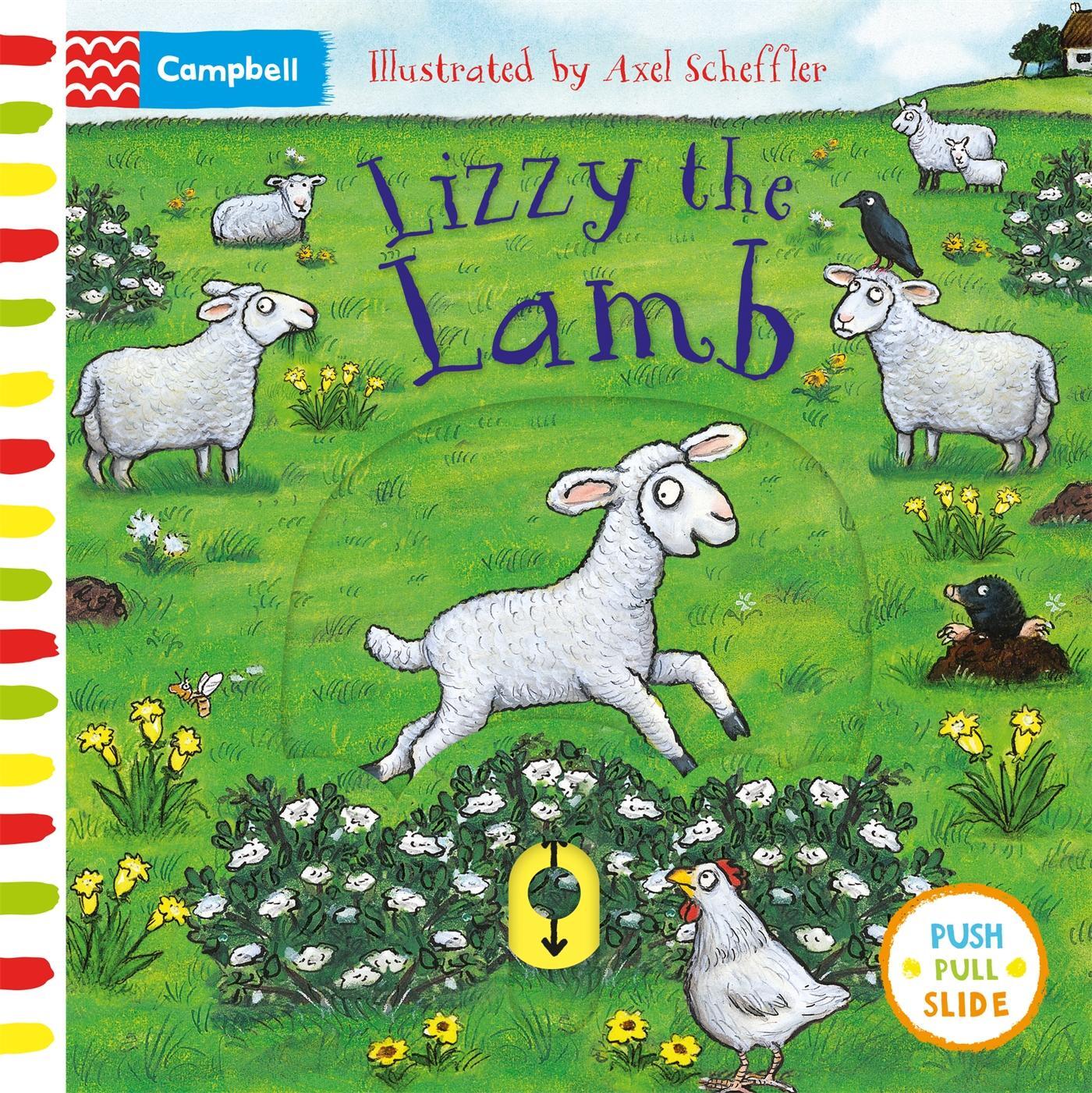 Cover: 9781529053043 | Lizzy the Lamb | A Push, Pull, Slide Book | Campbell Books | Buch