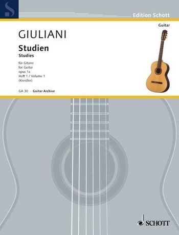 Cover: 9790001094917 | Studien Fur Gitarre 1 Opus 1A | Mauro Giuliani | Buch | Schott Music