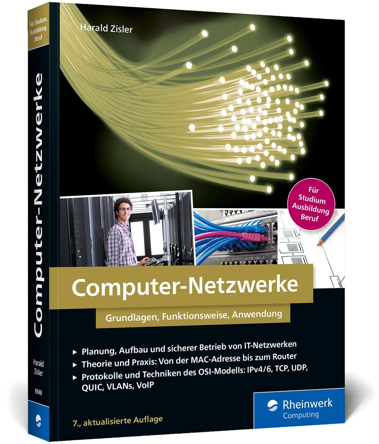 Cover: 9783836289481 | Computer-Netzwerke | Harald Zisler | Taschenbuch | Rheinwerk Computing