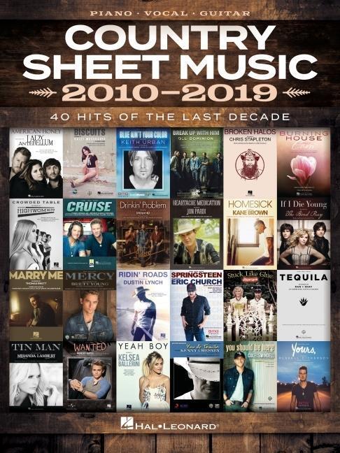 Cover: 9781540091758 | Country Sheet Music 2010-2019: Piano/Vocal/Guitar Songbook | Buch