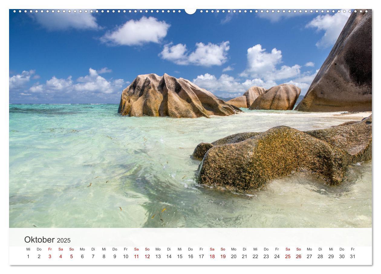 Bild: 9783457235782 | Seychellen - Trauminseln im Indischen Ozean (Wandkalender 2025 DIN...