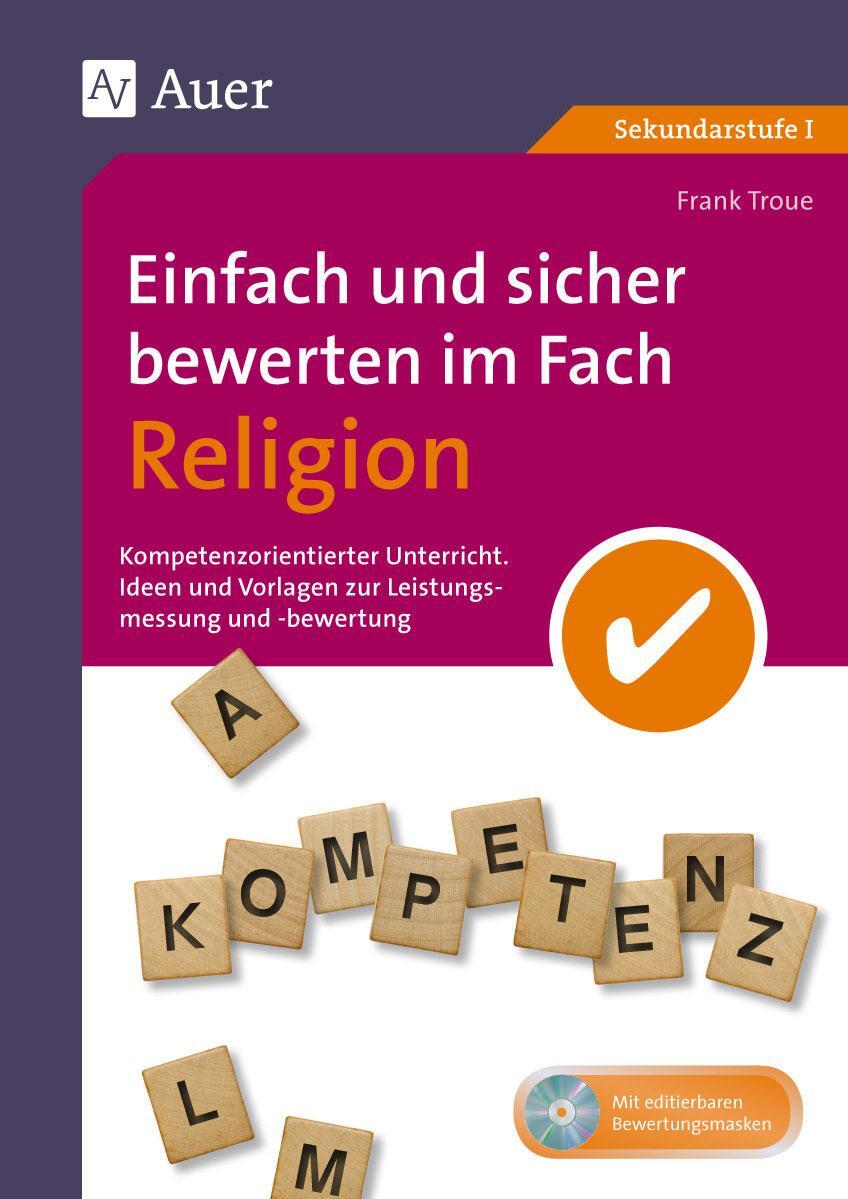 Cover: 9783403078432 | Einfach und sicher bewerten im Fach Religion | Frank Troue | Deutsch