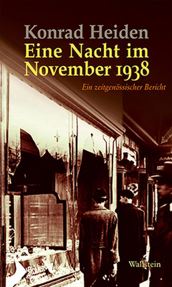Cover: 9783835313491 | Eine Nacht im November 1938 | Ein zeitgenössischer Bericht | Heiden