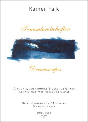 Cover: 9790012185499 | Traumlandschaften 12 leichte, zweistimmige Stücke für Gitarre | Falk