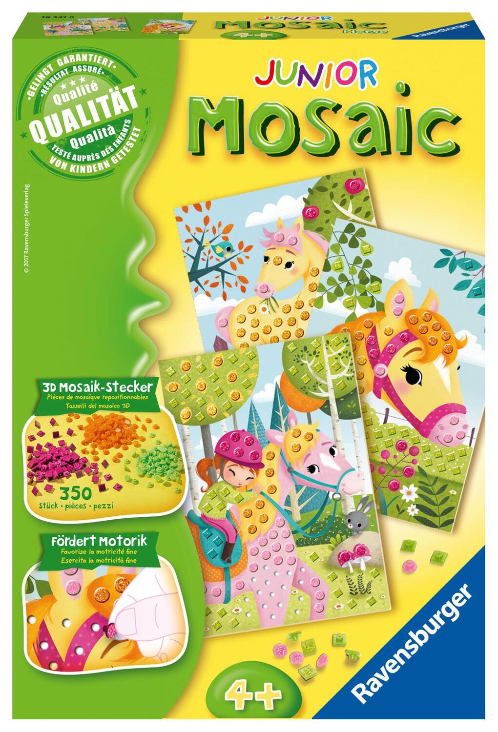 Cover: 4005556183418 | Pferde Junior Mosaic | Horses | Spiel | Deutsch | 2017 | Ravensburger